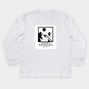 Mount Bachelor Oregon United States ski Kids Long Sleeve T-Shirt